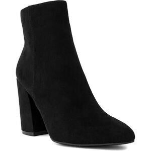Sugar Women's Winter Chelsea Booties -Fashion Ankle Boots-Evvie-Black Micro-7.5